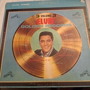 ELVIS PRESLEY GOLDEN RECORDS VOL 3 RARE LP record vinyl RCA LSP 2765